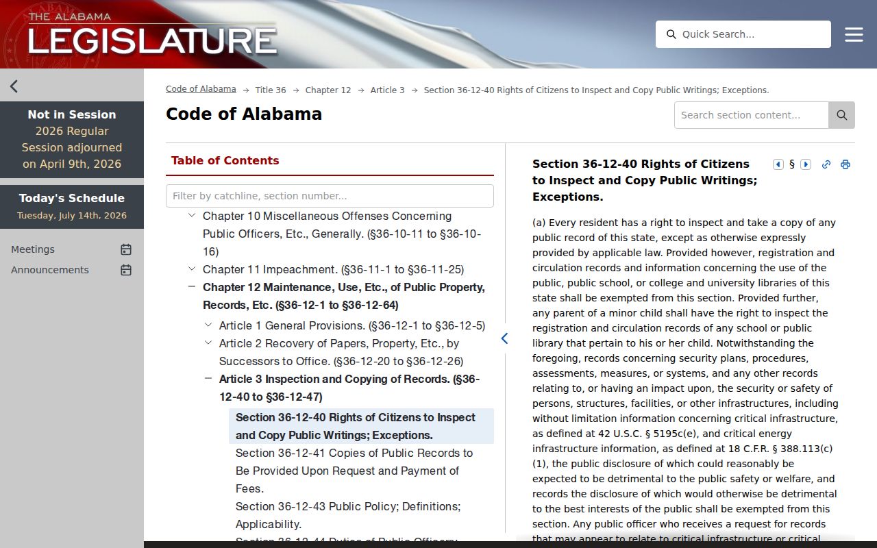 Choctaw County warrant records public writings statute